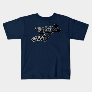 Mallet Play Playing Vibraphone Vibes Mallet Percussion Instrument of Vibraphonist Kids T-Shirt